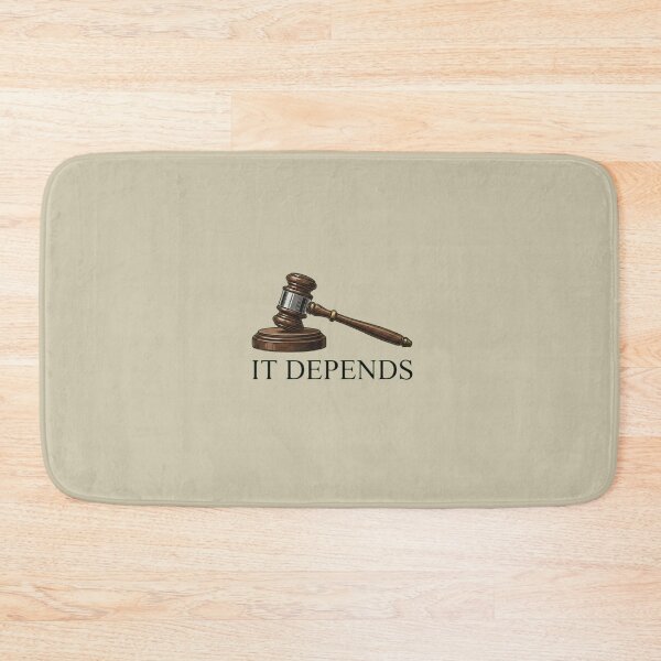 Item preview, Lawyer Gift Funny It Depends Law School Student Humor designed and sold by AkDesign022.