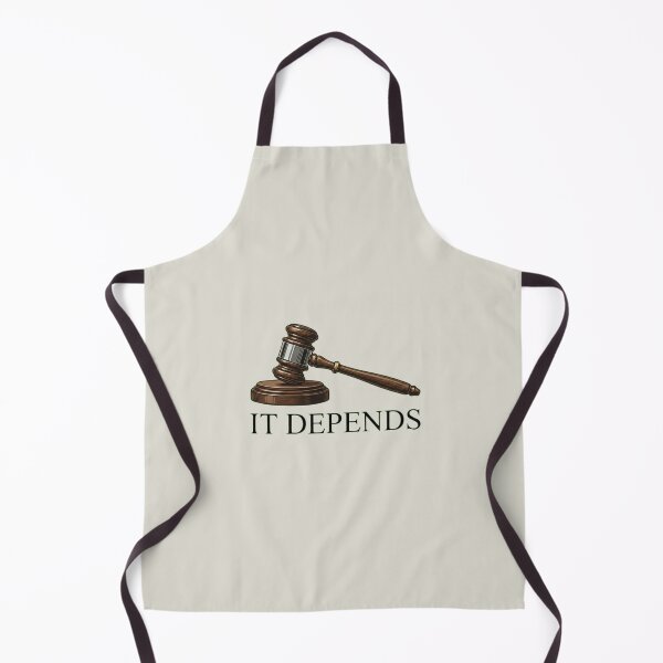 Item preview, Lawyer Gift Funny It Depends Law School Student Humor designed and sold by AkDesign022.