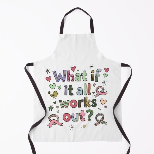 Item preview, What If It All Works Out? Inspirational Quote Cancer Awareness Support designed and sold by Simsimah26Parks.