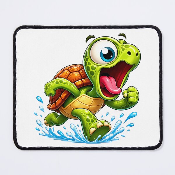 Item preview, Turtle Fast Sprinting Playful 3D Cartoon Animal Gym Graphic designed and sold by LunaPixelStudio.