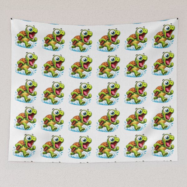 Item preview, Turtle Fast Sprinting Playful 3D Cartoon Animal Gym Graphic designed and sold by LunaPixelStudio.