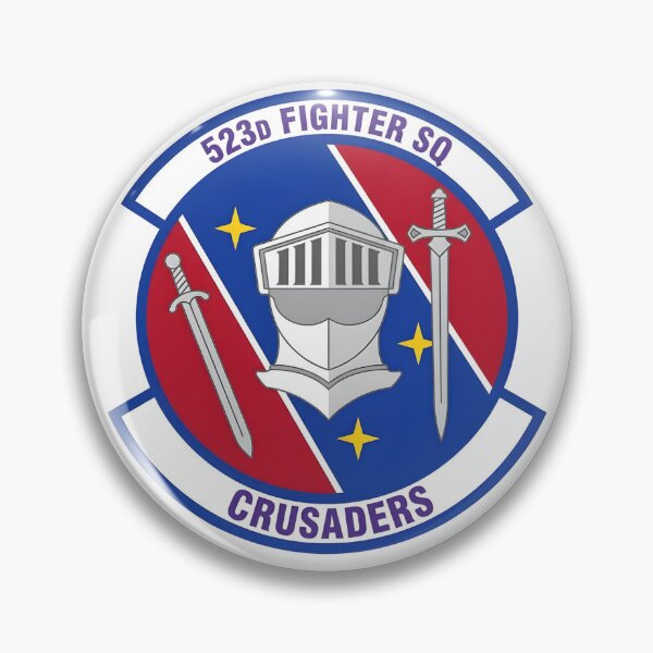 Item preview, Official Insignia of the 523d Fighter Squadron "Crusaders" designed and sold by CharlieDesings.