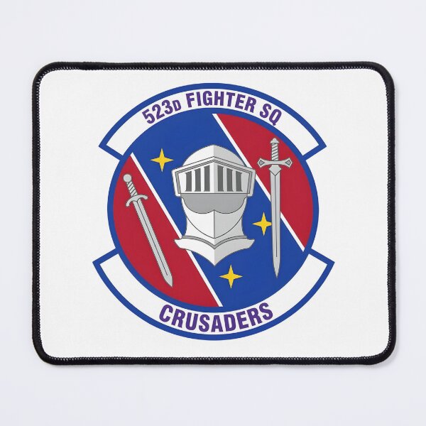 Item preview, Official Insignia of the 523d Fighter Squadron "Crusaders" designed and sold by CharlieDesings.