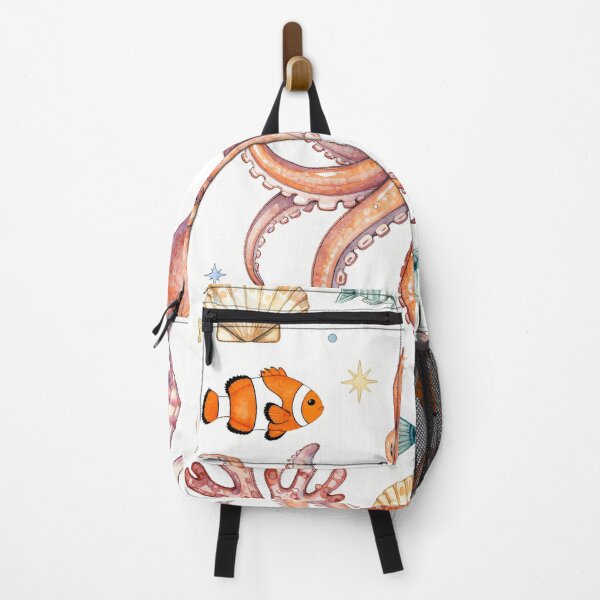 Item preview, Cute Watercolor Ocean Animals Octopus Sea Life Art designed and sold by Fariks.