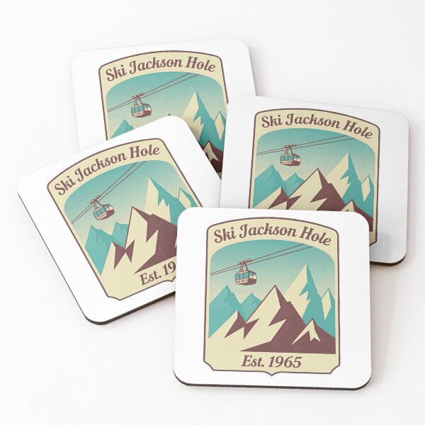 Item preview, Ski Jackson Hole Est. 1965 Mountain Skiing Wyoming Skier Snowboarder designed and sold by Simsimah26Parks.