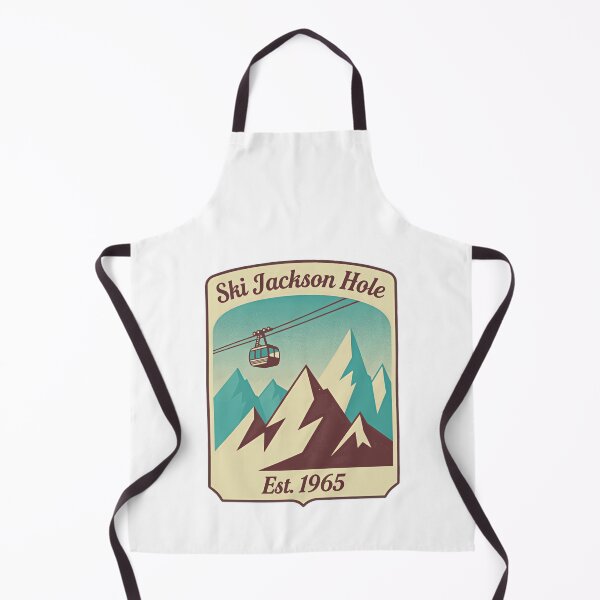 Item preview, Ski Jackson Hole Est. 1965 Mountain Skiing Wyoming Skier Snowboarder designed and sold by Simsimah26Parks.