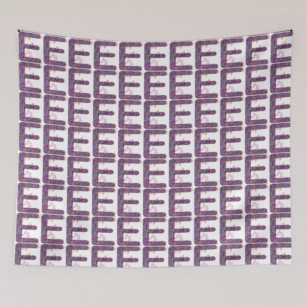 Item preview,  letters in upper “E” of English alphabet on white background designed and sold by WP-7824.