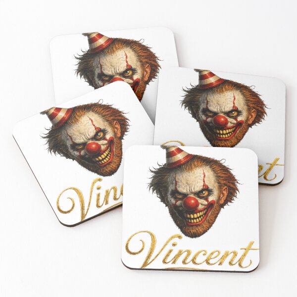 Item preview, Evil Clown Van Gogh Horror Portrait designed and sold by Unreasonableart.