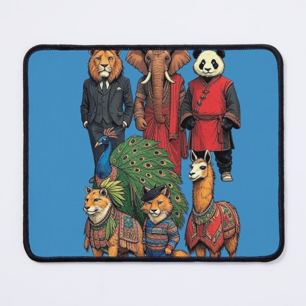 Item preview, Vibrant Animals in World Costumes | Global Culture Crew designed and sold by ekemarket.