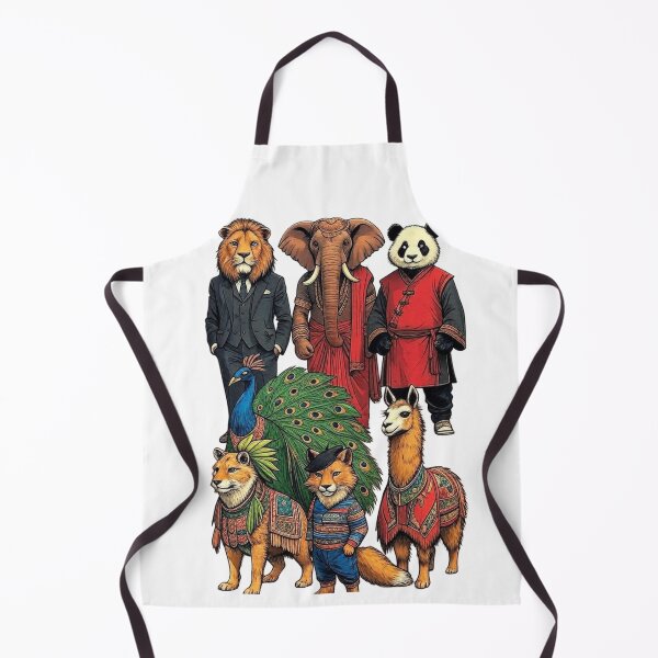 Item preview, Vibrant Animals in World Costumes | Global Culture Crew designed and sold by ekemarket.