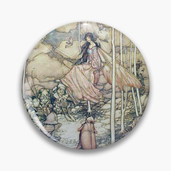 Item preview, Fairies by Frank Cheyne Pape - Vintage Fantasy Fairy Illustration Art for Whimsical Decor Lovers designed and sold by RickE.