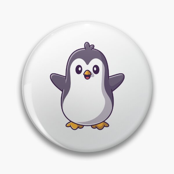 Item preview, Cute Chibi Penguin Waving Hello Cartoon designed and sold by cbarilnb.