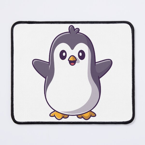 Item preview, Cute Chibi Penguin Waving Hello Cartoon designed and sold by cbarilnb.