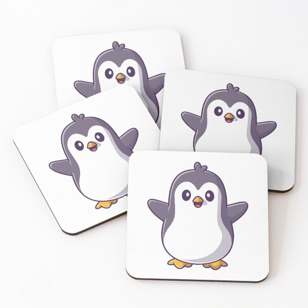 Item preview, Cute Chibi Penguin Waving Hello Cartoon designed and sold by cbarilnb.