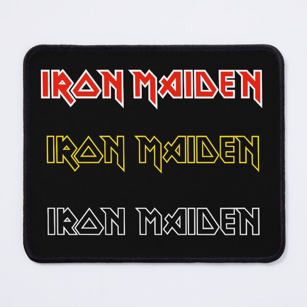 Item preview, Iron Maiden Heavy Metal Rock Band Logo Set designed and sold by 1001T-Shirt.