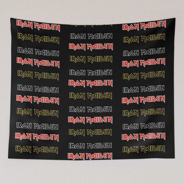 Item preview, Iron Maiden Heavy Metal Rock Band Logo Set designed and sold by 1001T-Shirt.