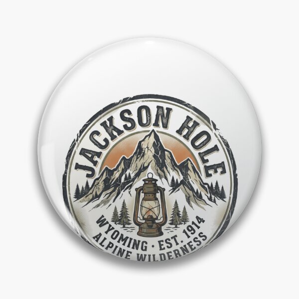 Item preview, Jackson Hole Wyoming Est. 1914 Alpine Wilderness Mountain Outdoor Travel designed and sold by Simsimah26Parks.