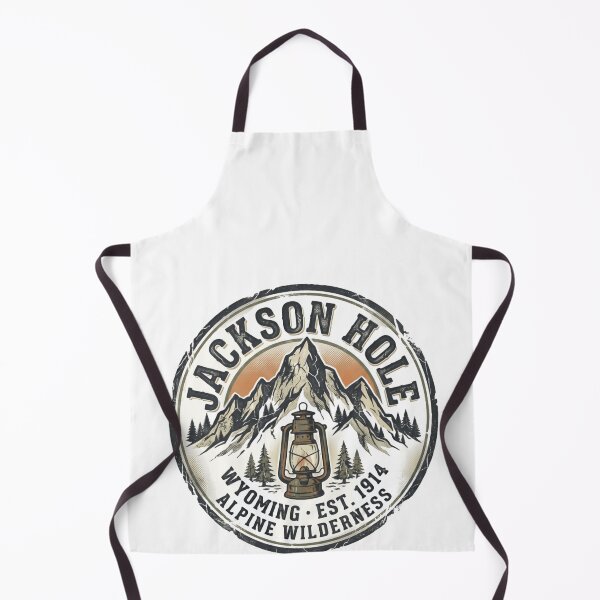 Item preview, Jackson Hole Wyoming Est. 1914 Alpine Wilderness Mountain Outdoor Travel designed and sold by Simsimah26Parks.