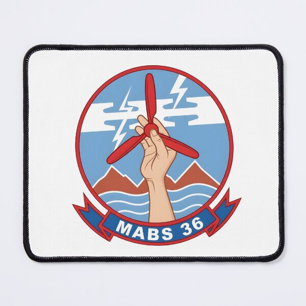 Item preview, Official Insignia of Marine Air Base Squadron 36 (MABS-36) designed and sold by CharlieDesings.