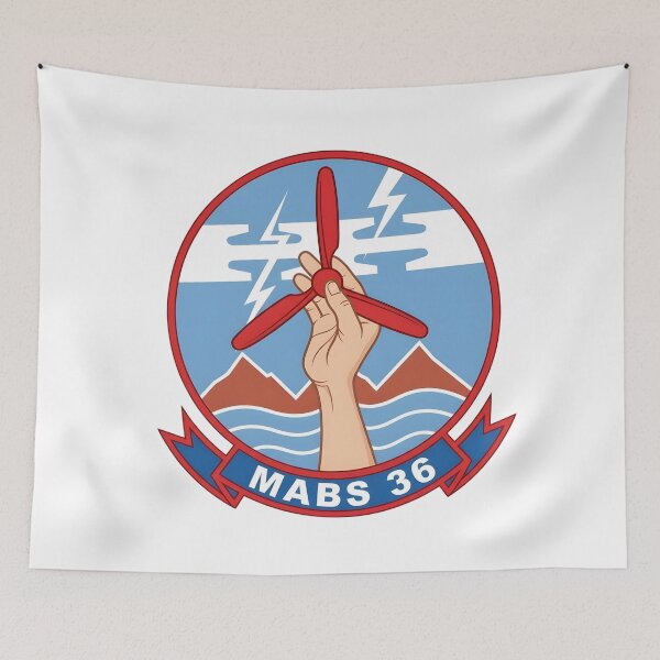 Item preview, Official Insignia of Marine Air Base Squadron 36 (MABS-36) designed and sold by CharlieDesings.