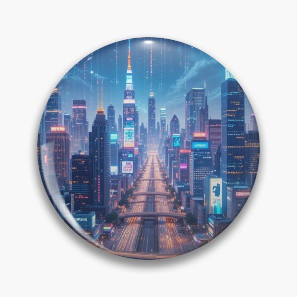Item preview, Neon Rain of Tomorrow designed and sold by Undersea Ai Art.