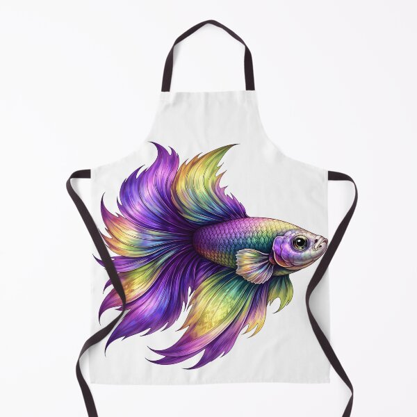 Item preview, Vibrant Purple Betta Fish designed and sold by Shelley Loewnau-Jones Studio.