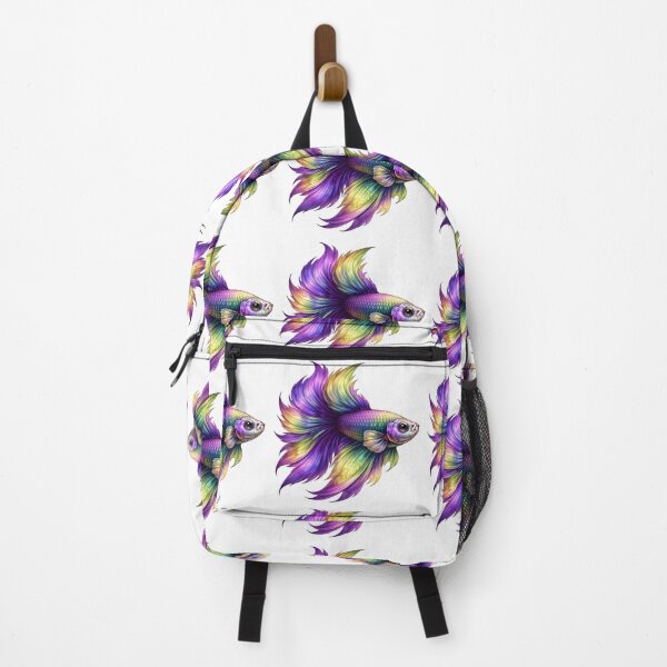 Item preview, Vibrant Purple Betta Fish designed and sold by Shelley Loewnau-Jones Studio.