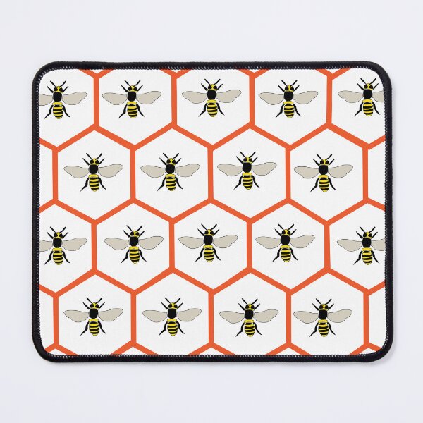 Item preview, Honey Bee Honeycomb Pattern designed and sold by Nisha Prabhu.