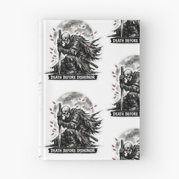 Item preview, Death Before Dishonor – Skeletal Samurai Honor Design designed and sold by Ecocrushstudio.