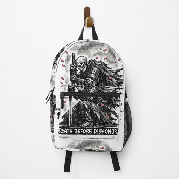 Item preview, Death Before Dishonor – Skeletal Samurai Honor Design designed and sold by Ecocrushstudio.