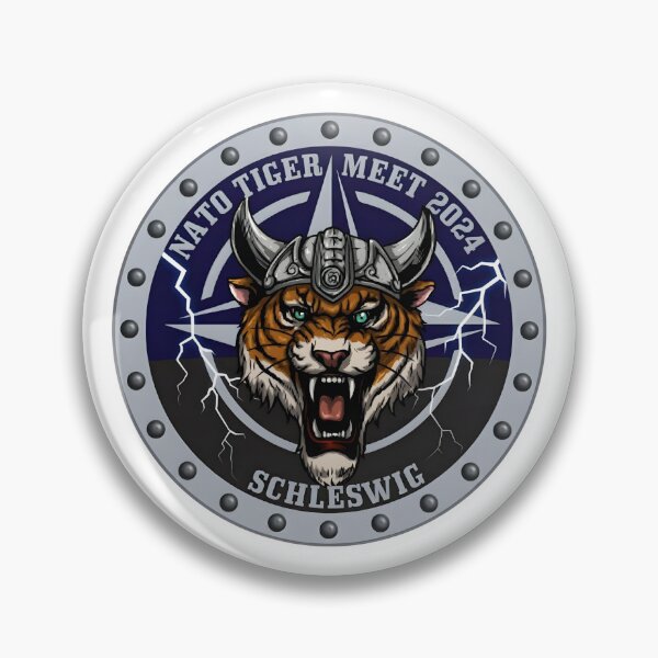 Item preview, Official Commemorative Patch for NATO Tiger Meet 2024 in Schleswig designed and sold by CharlieDesings.