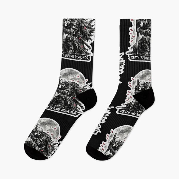 Item preview, Death Before Dishonor – Skeletal Samurai Honor Design designed and sold by Ecocrushstudio.