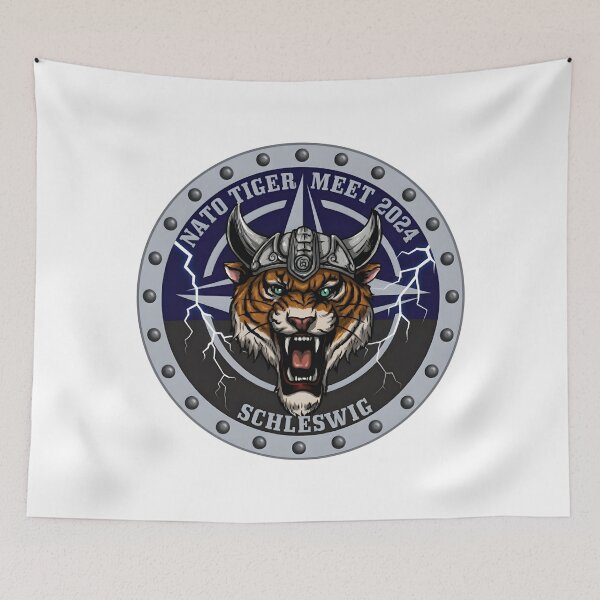 Item preview, Official Commemorative Patch for NATO Tiger Meet 2024 in Schleswig designed and sold by CharlieDesings.
