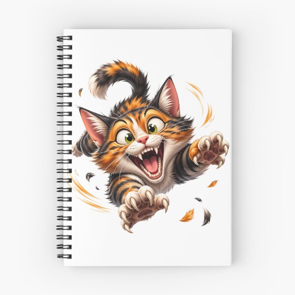 Item preview, Chaotic Energy Playful 3D Cartoon Kitten Graphic designed and sold by LunaPixelStudio.