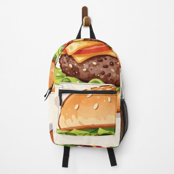 Item preview, Classic Cheeseburger Illustration Food Art Print designed and sold by Fariks.
