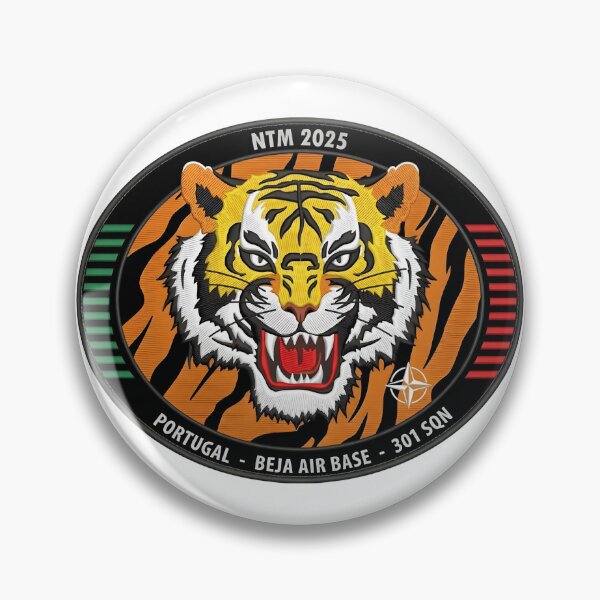 Item preview, Official Commemorative Patch for NATO Tiger Meet 2025 at Beja Air Base, Portugal designed and sold by CharlieDesings.