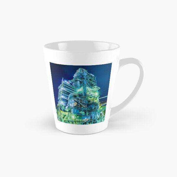 Item preview, Neon Industrial Complex – Sci Fi Factory Photography designed and sold by EchoWave11.