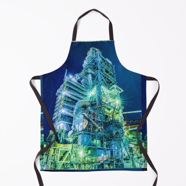 Item preview, Neon Industrial Complex – Sci Fi Factory Photography designed and sold by EchoWave11.