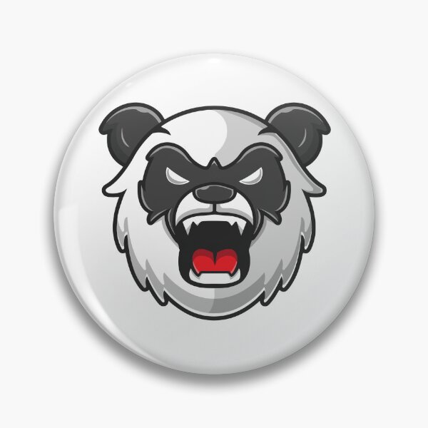 Item preview, Angry Roaring Panda Mascot Logotype designed and sold by cbarilnb.