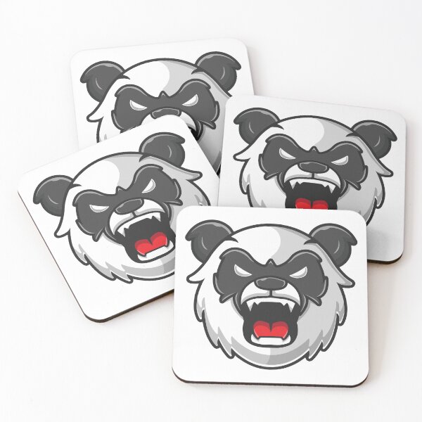 Item preview, Angry Roaring Panda Mascot Logotype designed and sold by cbarilnb.