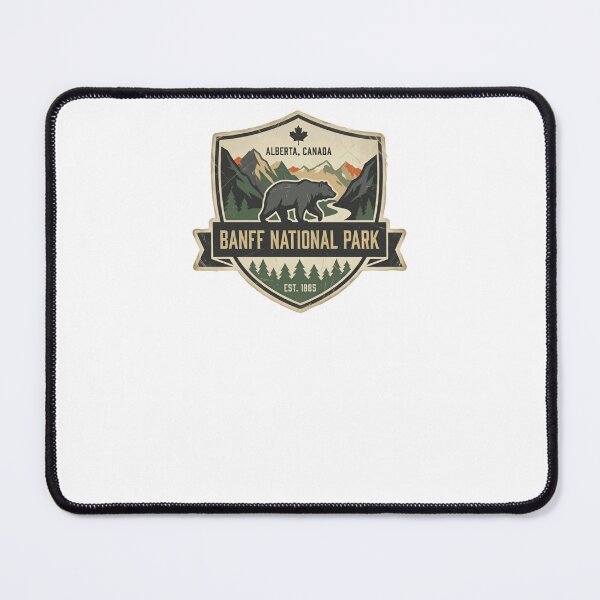Item preview, Banff National Park Alberta Canada Established 1885 Bear Mountain Wildlife Nature Outdoors Hiker Traveler designed and sold by Simsimah26Parks.