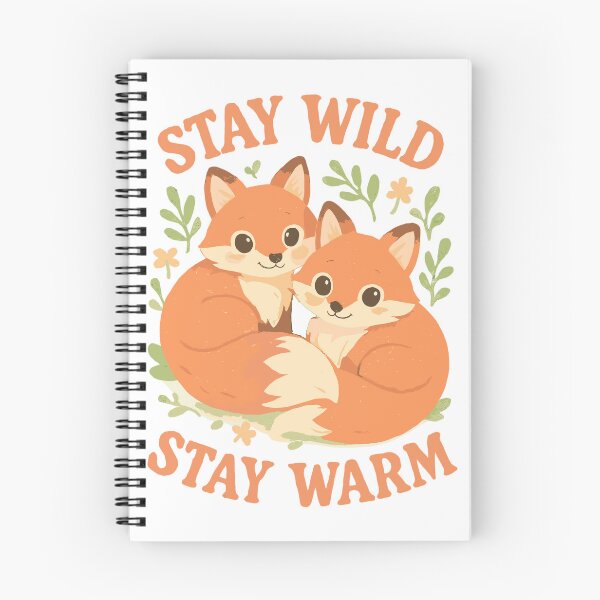 Item preview, Cute foxes in the forest – Stay Wild, Warm designed and sold by Pineapple-Tree.