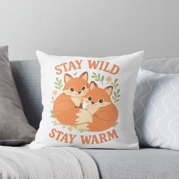 Item preview, Cute foxes in the forest – Stay Wild, Warm designed and sold by Pineapple-Tree.