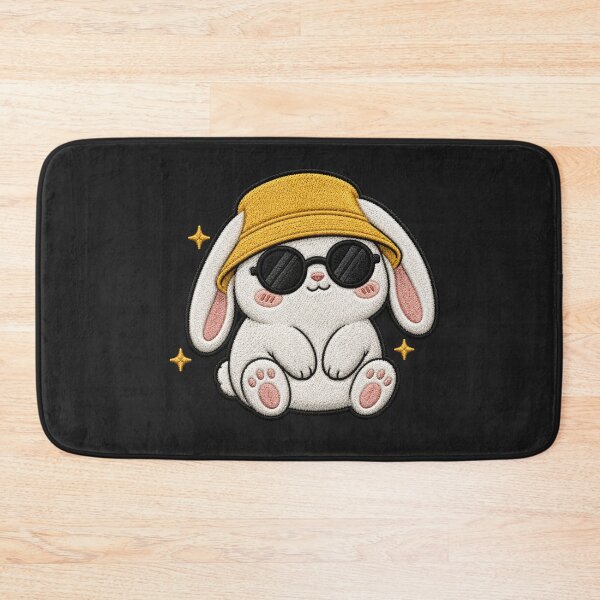 Item preview, Lazy Bunny Embroidery Patch Cute Kawaii designed and sold by ColorSplash123.