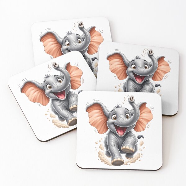 Item preview, Running Playful 3D Cartoon Baby Animal Positive Vibes designed and sold by LunaPixelStudio.
