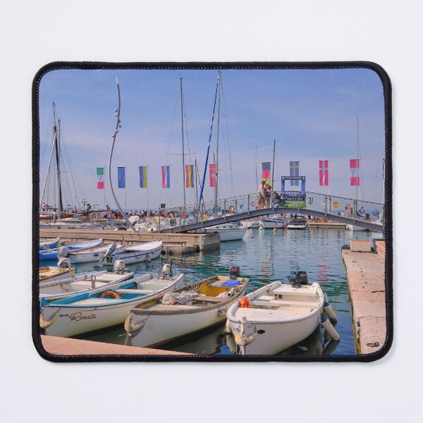 Item preview, The Pedestrian Bridge at Bardolino Marina designed and sold by Violaman.