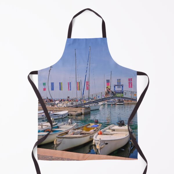 Item preview, The Pedestrian Bridge at Bardolino Marina designed and sold by Violaman.