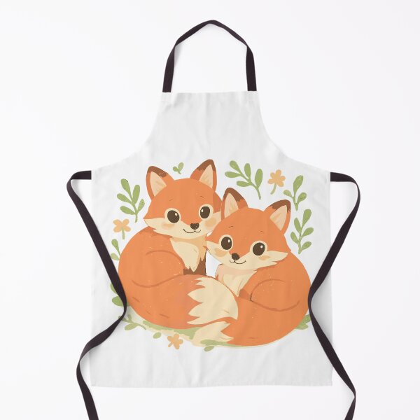 Item preview, Two cute foxes snuggled up in the forest designed and sold by Pineapple-Tree.