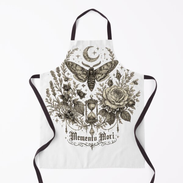 Item preview, Memento Mori Butterfly Gothic Botanical Night designed and sold by Iseult47.