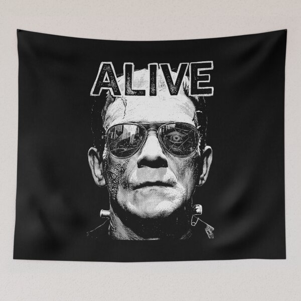 Item preview, Frankensteins Monster Frankenstein Alive Pop Art Halloween designed and sold by GrandeDuc.